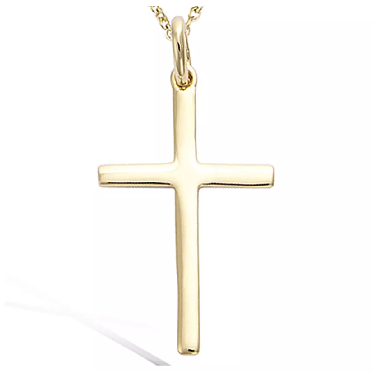 les trésors de lily Pendentif Plaqué Or 'Croix ' doré 28x16 mm [N5368]