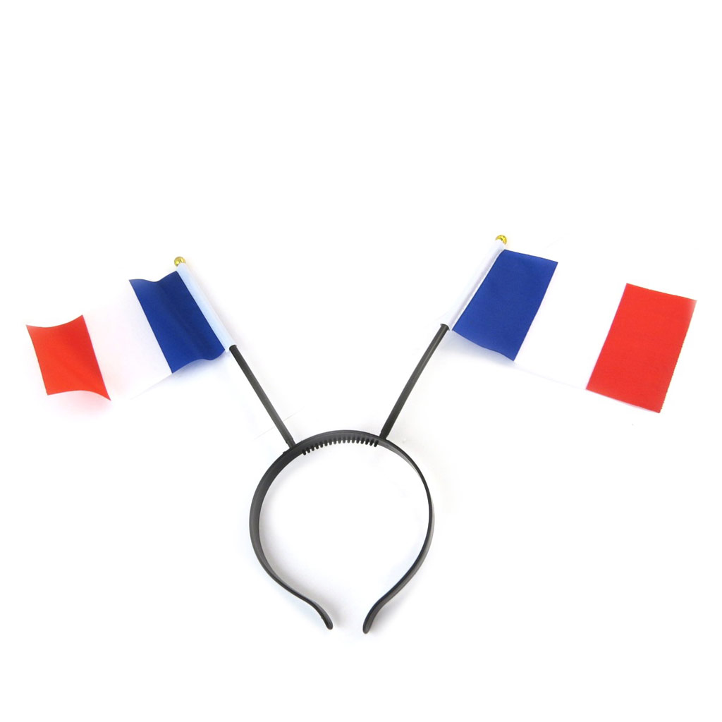 Serre-tête \'France Cocorico\' tricolore - [N6199]