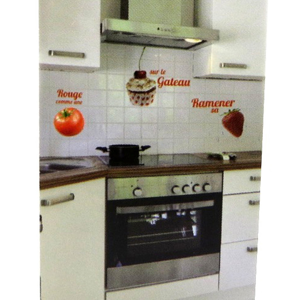 Planche de stickers \'Tomate Cerise Fraise\' (50x70 cm) - [L4988]