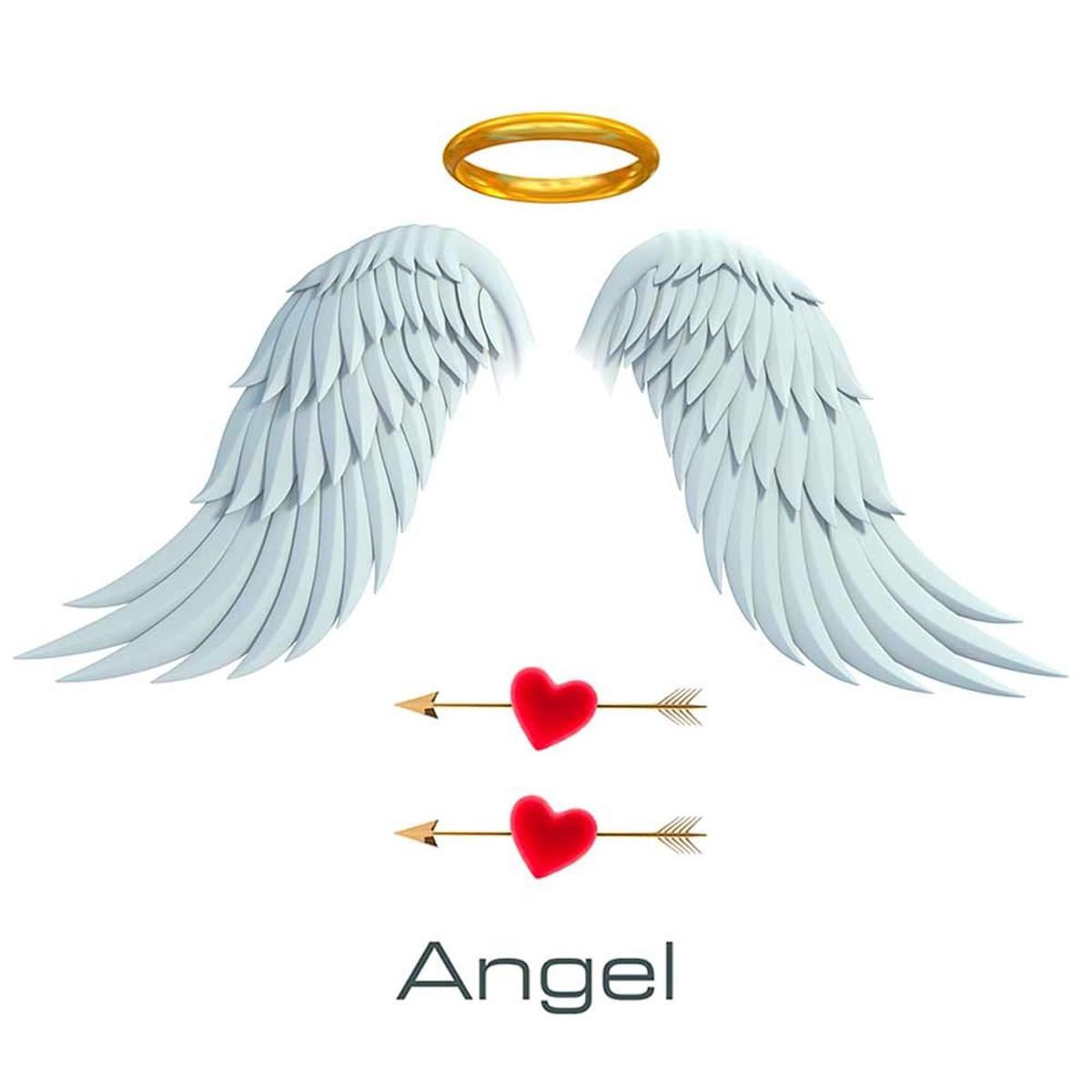 Planche de stickers \'Angel\' (50x70 cm) - [L5452]
