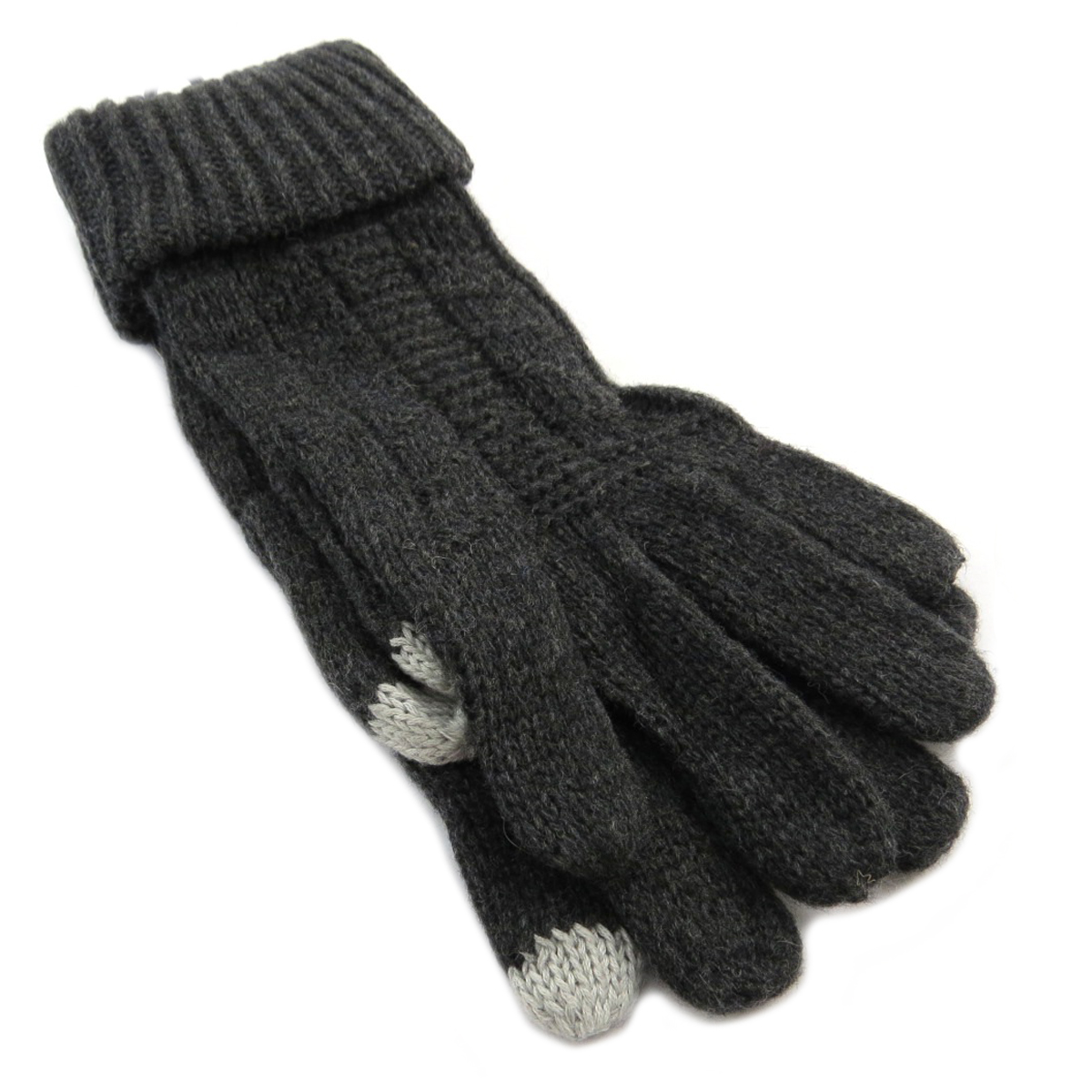 Paire de gants \'Indispensable\' gris (écran tactile) - [Q5187]