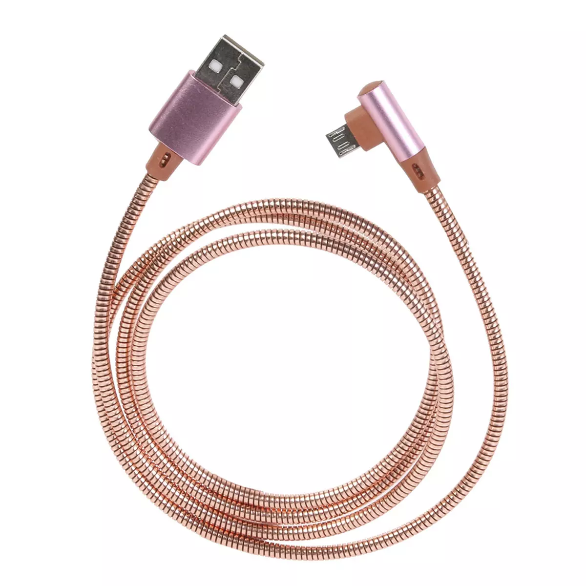 les trésors de lily Cable de charge et syncro Android micro USB rosé 1 m [R0320]