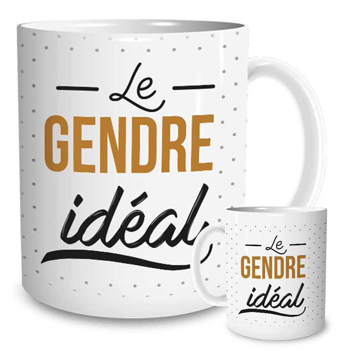 Mug tendresse \'Le Gendre Idéal\' - 95x8 cm - [R1171]