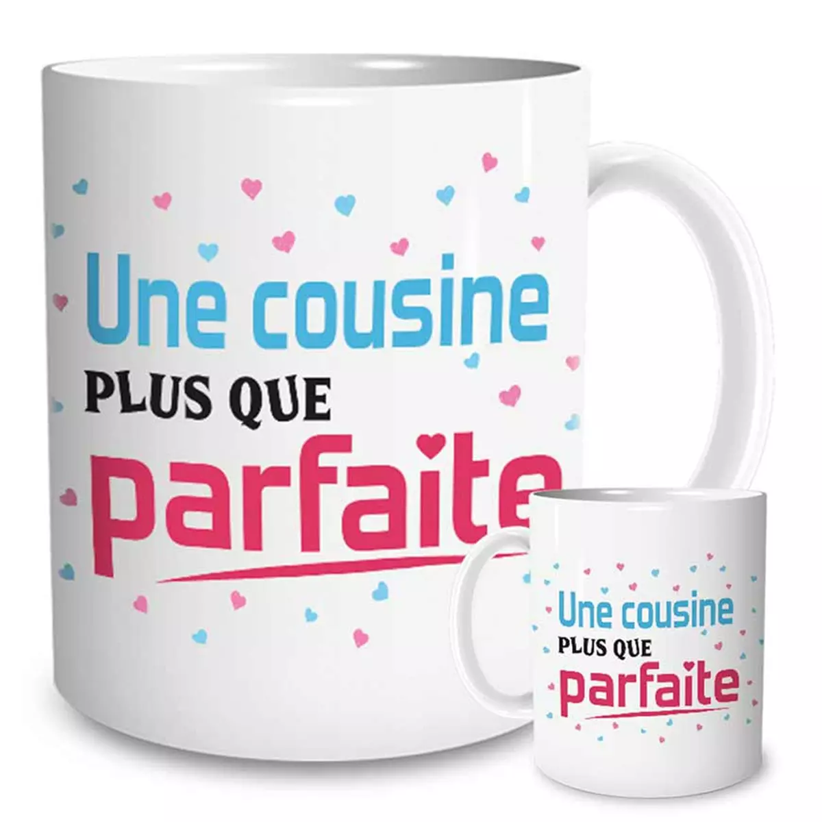 les trésors de lily Mug tendresse 'Une Cousine plus que Parfaite' 95x8 cm [R1173]