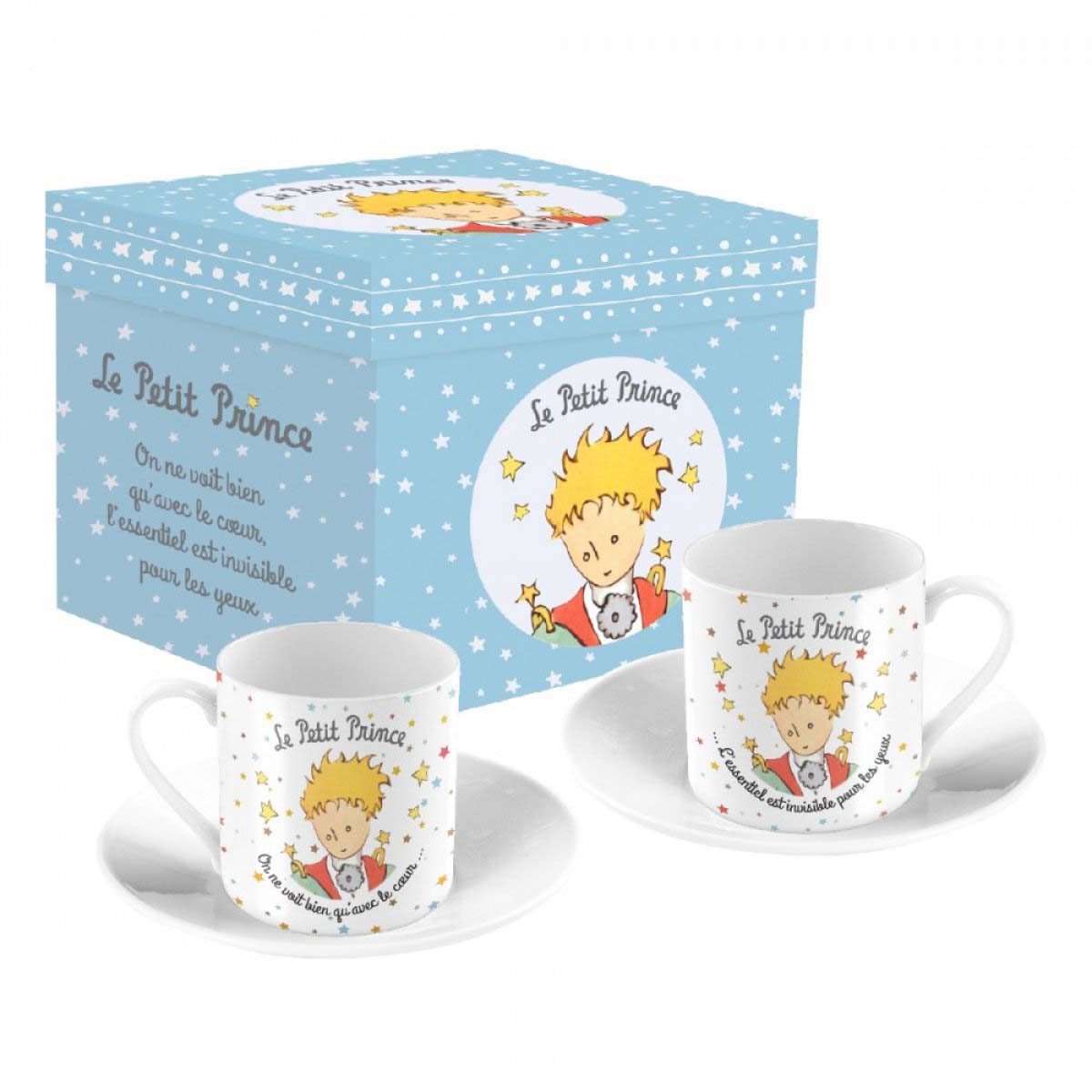 Set tasse et sous tasse à café expresso Le Baiser Klimt