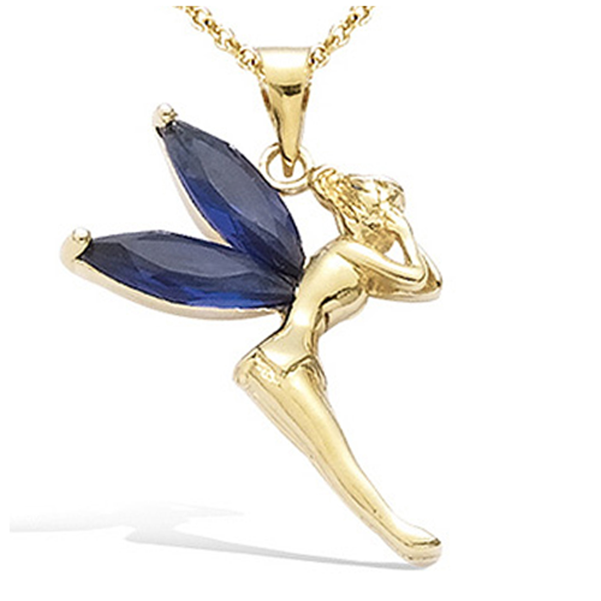 Collier Magique Pour Petites Filles - Pendentif Elfes En Cristal - Cadeau Personnalisé Anniversaire Ou Noël