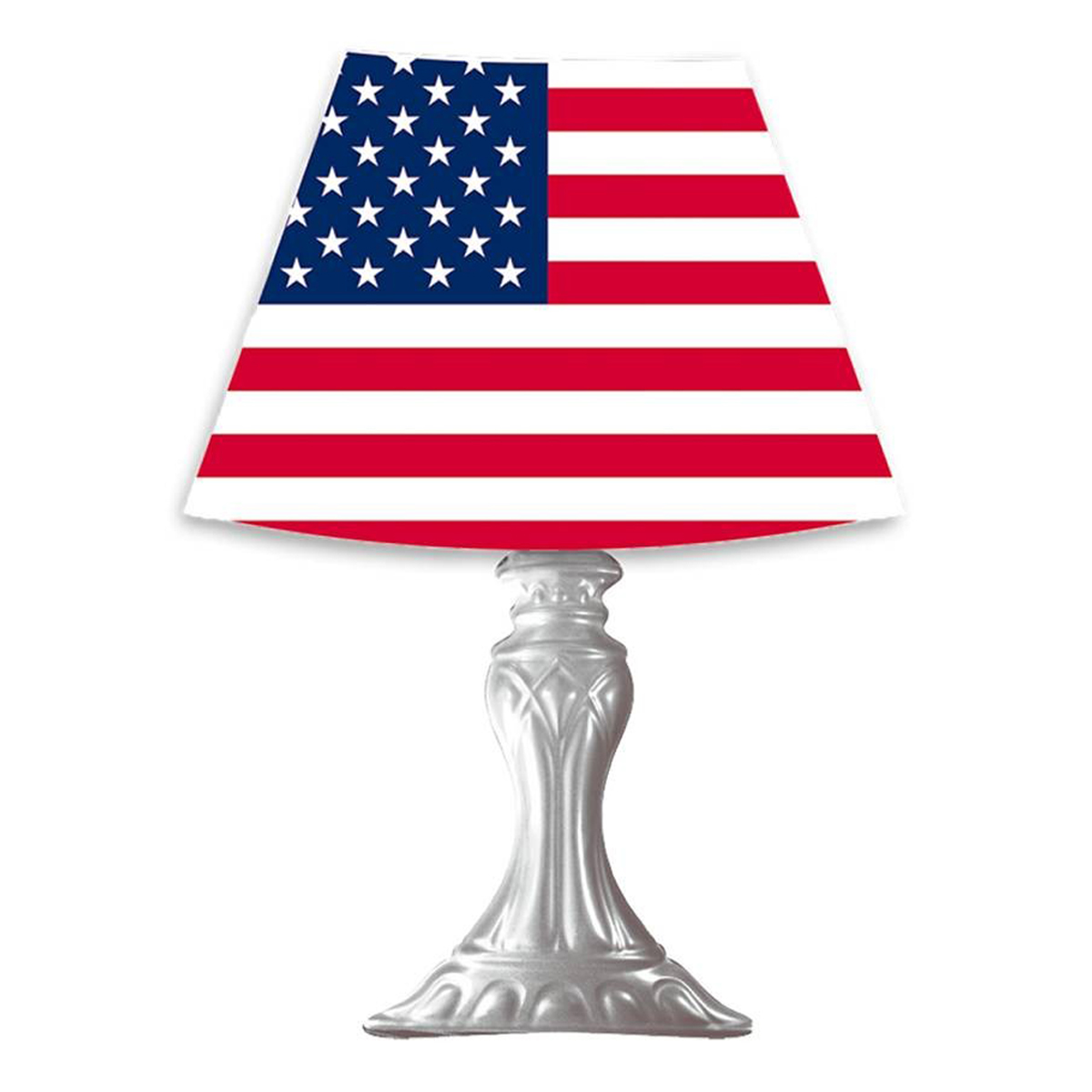 Sticker lumineux \'Lampe\' blanc multicolore (America) - [N4228]