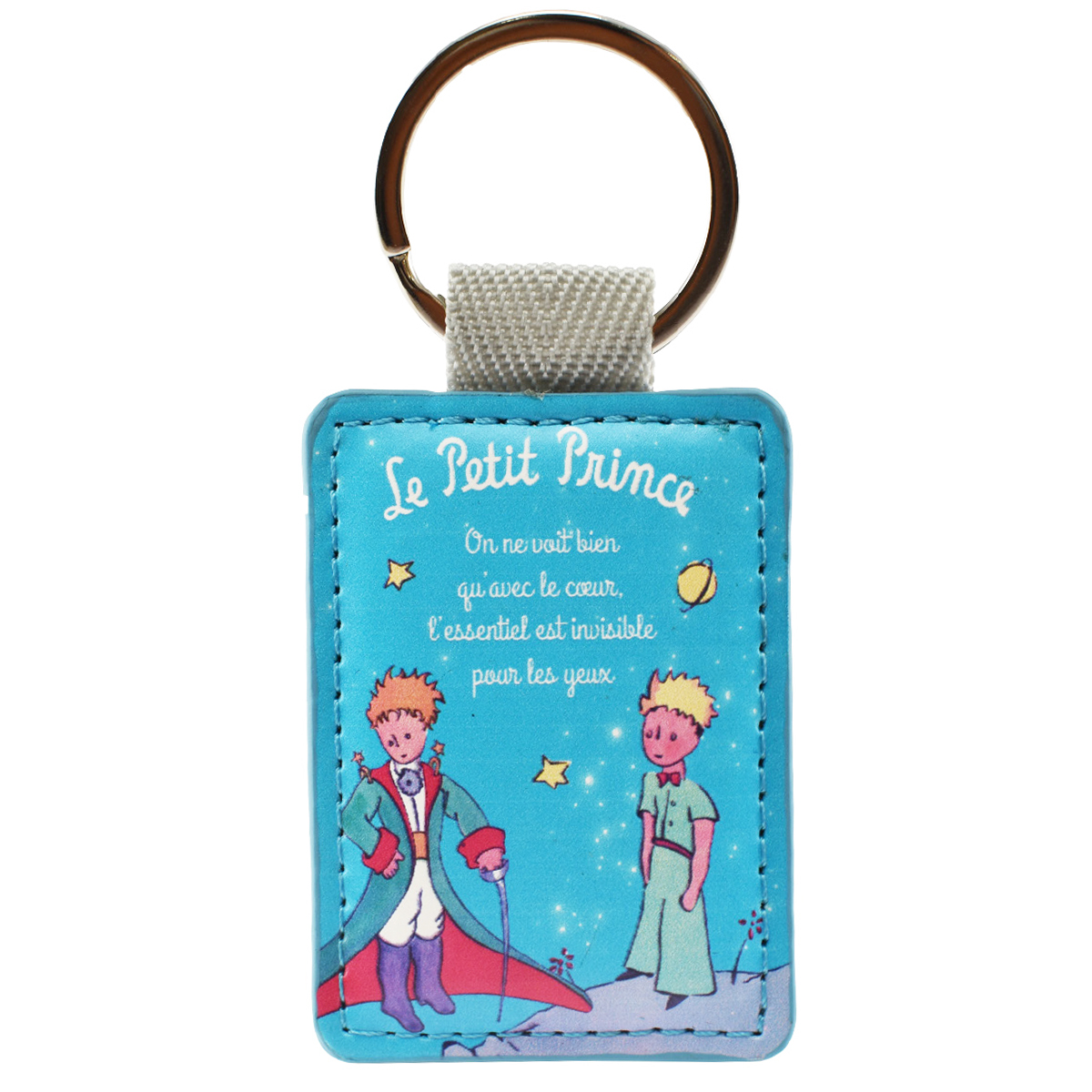 Porte-Clés créateur \'Le Petit Prince\' turquoise - 10 cm - [Q9496]