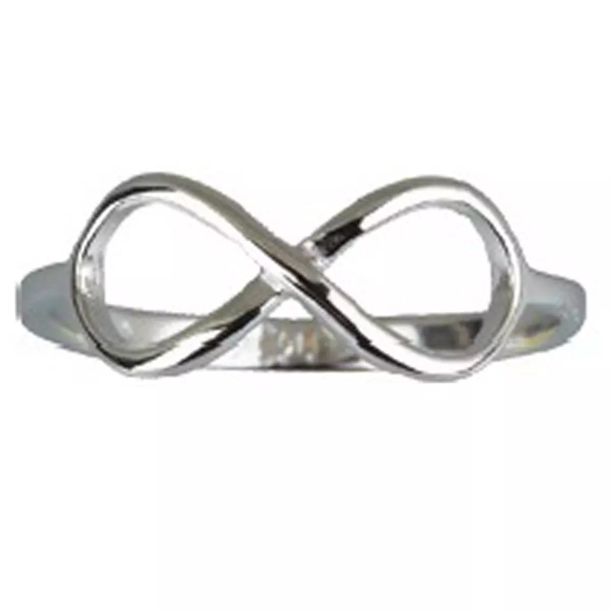 les trésors de lily Bague Argent 'Infini' argenté (rhodié) 5x10 mm [M7170]