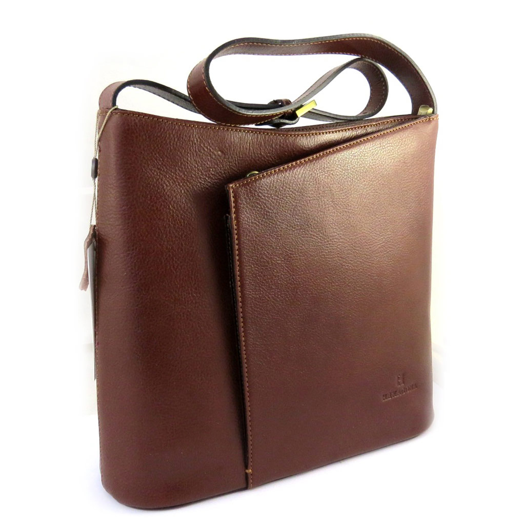 sac hexagona marron
