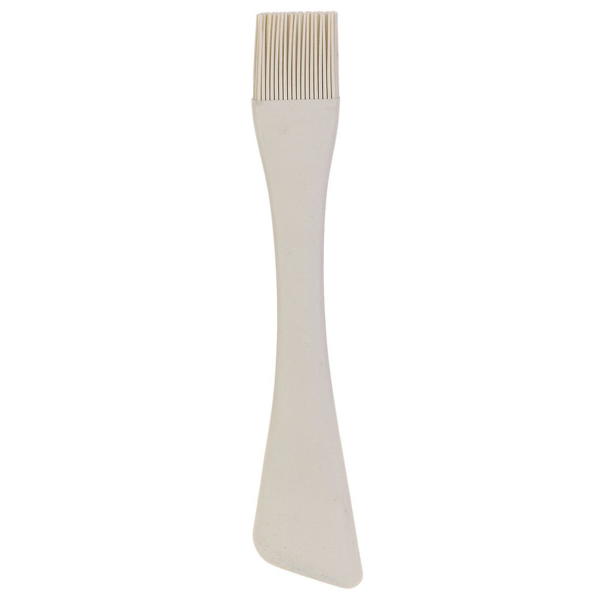 2 en 1 spatule, pinceau silicone \'Astuces\' beige - 26x5 cm - [A1766]
