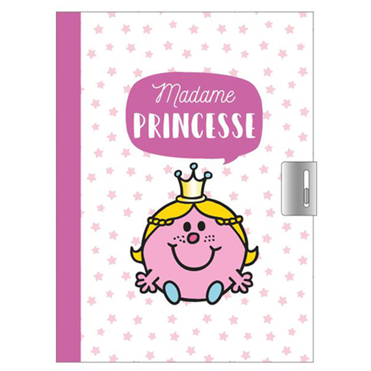 Journal Intime \'Monsieur Madame\' rose (Mme Princesse) - 17x125 cm - [Q9301]