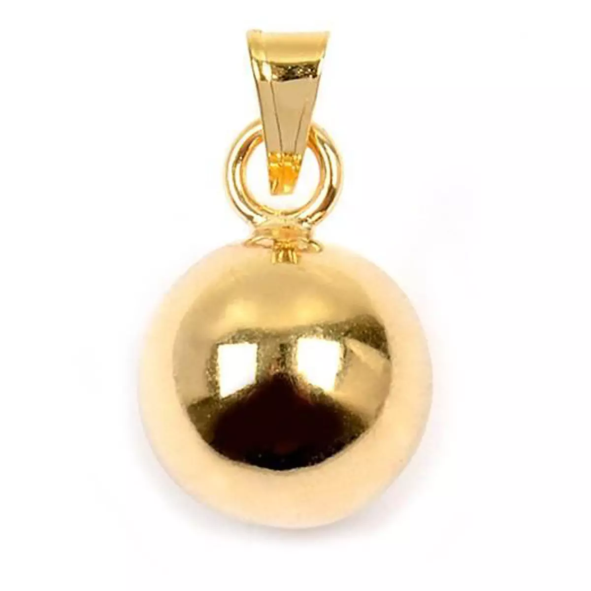 les trésors de lily Pendentif Plaqué Or 'Billes' doré 12 mm [M8772]