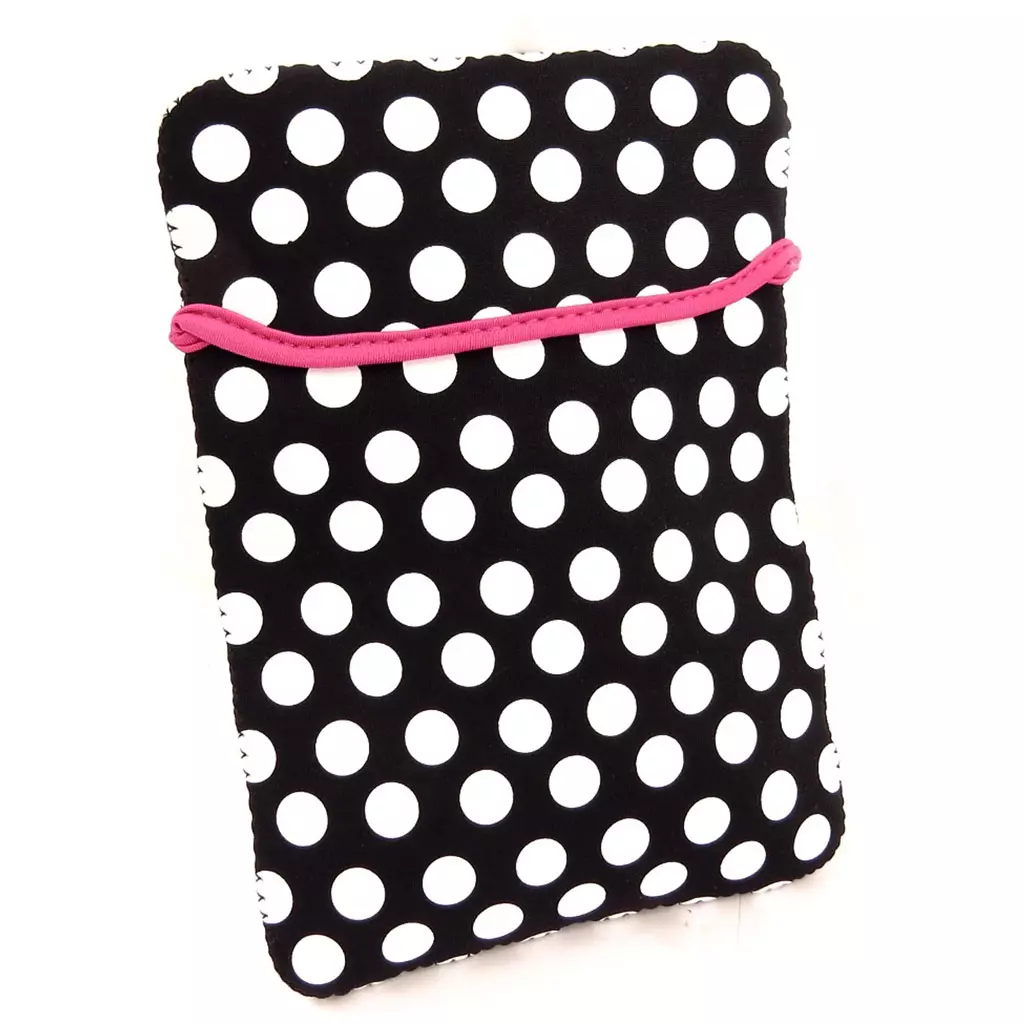 les trésors de lily Etui tablette 'Petits Pois' néoprène (8 9') 25x18 cm [K9181]