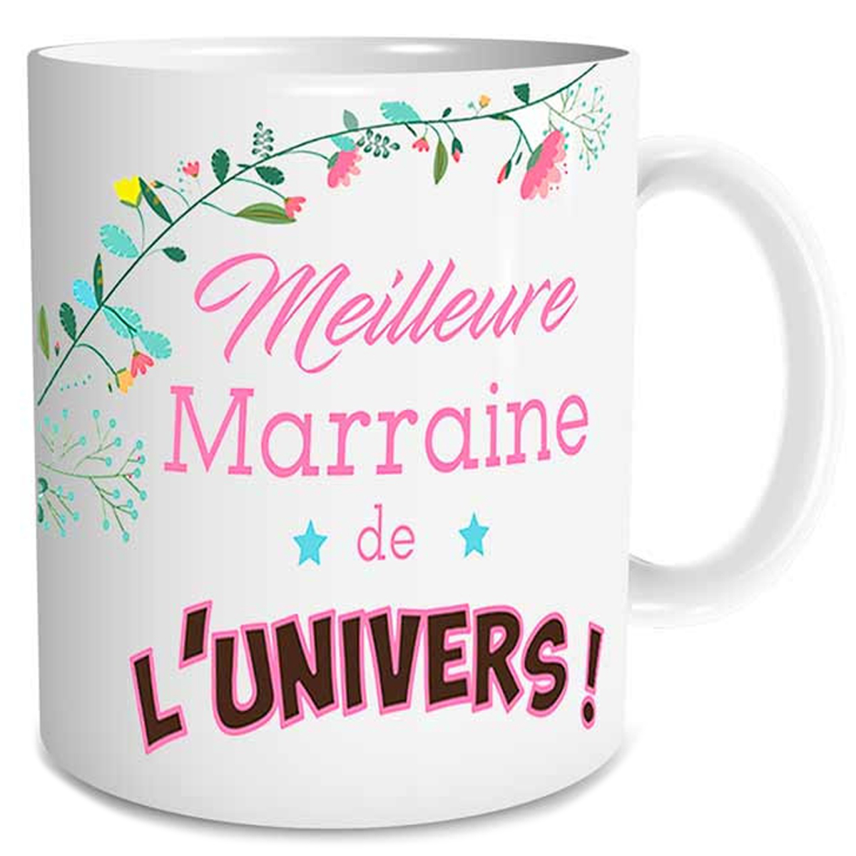 Mug céramique \'Meilleure Marraine de l\'Univers\' - 95x80 mm - [P2190]