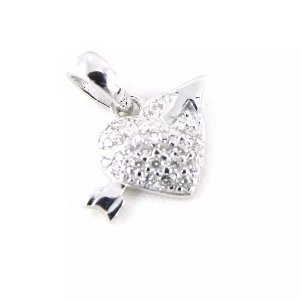 les trésors de lily Pendentif Argent 'Love' [G2392]