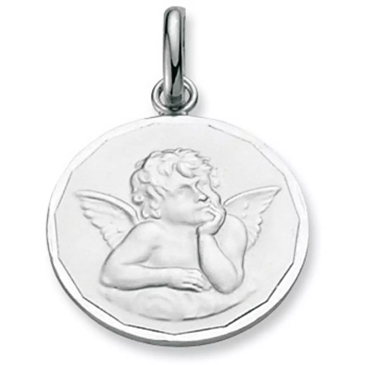 les trésors de lily Pendentif argent 'Petit Ange' [G2399]