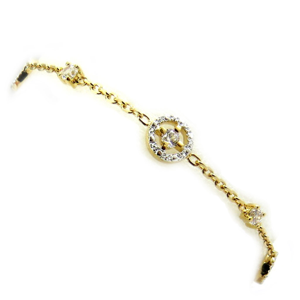 Bracelet Plaqué Or \'Déesse\'  - [G2464]