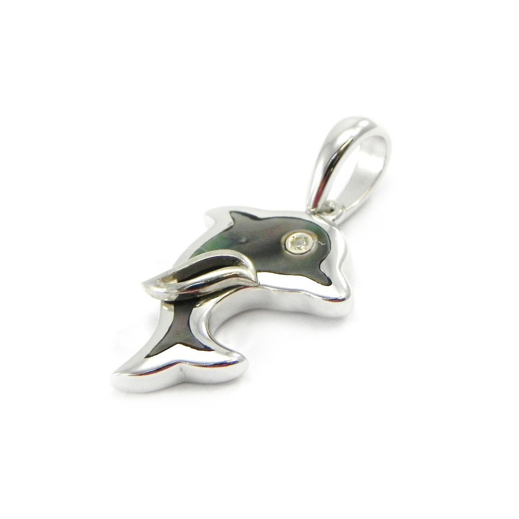 Pendentif Argent \'Dauphin\'  - [G6939]