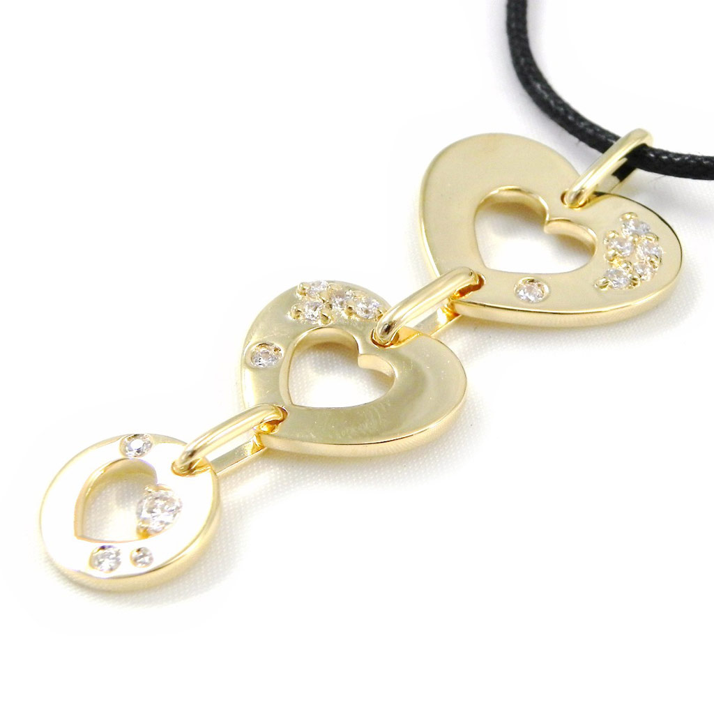 Collier Plaqué Or \'Love\'  - [G9096]