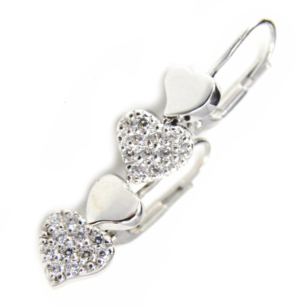 Dormeuses Argent \'Love\'  - [G9272]
