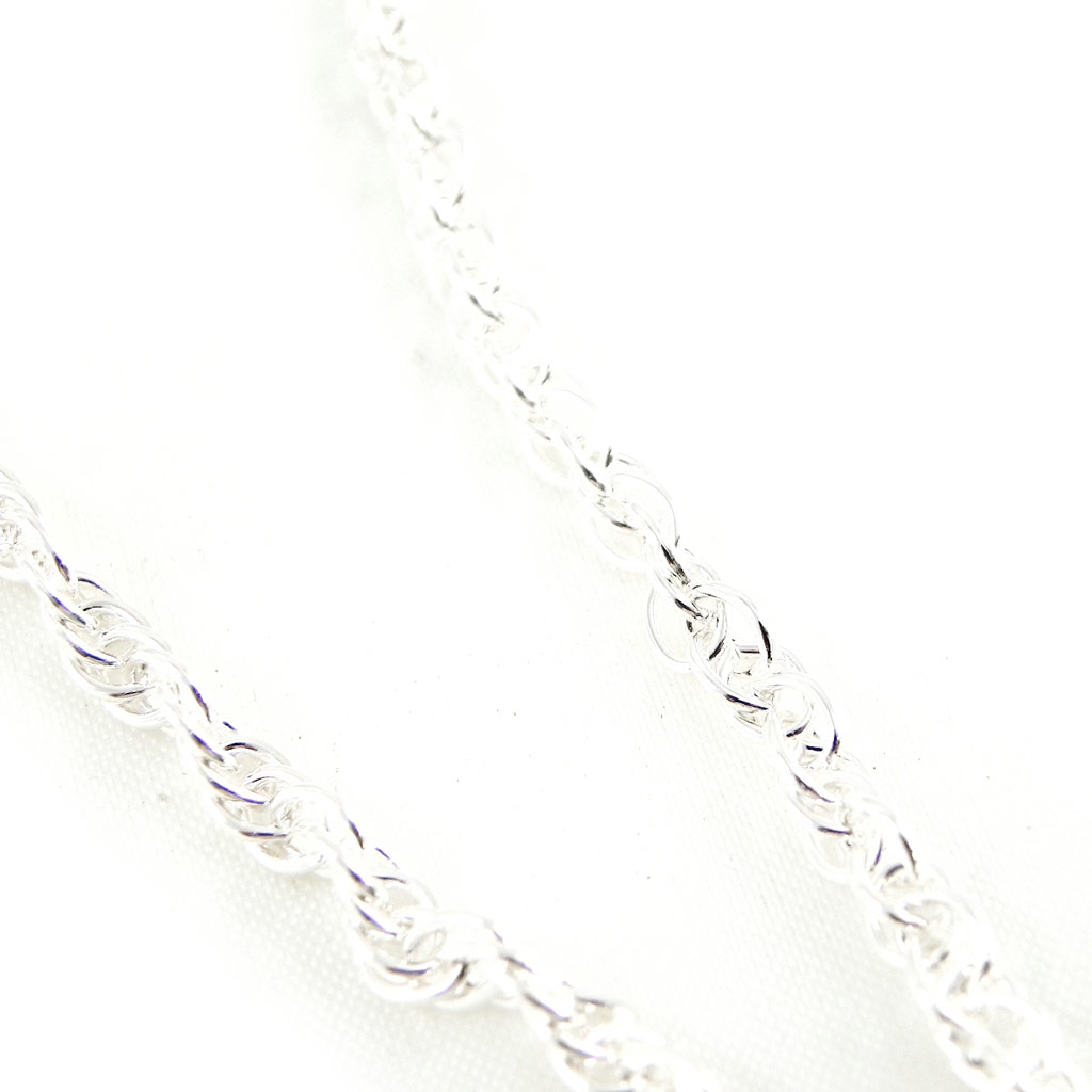 Bracelet Argent \'Corde\' 18 cm 3 mm - [H3005]