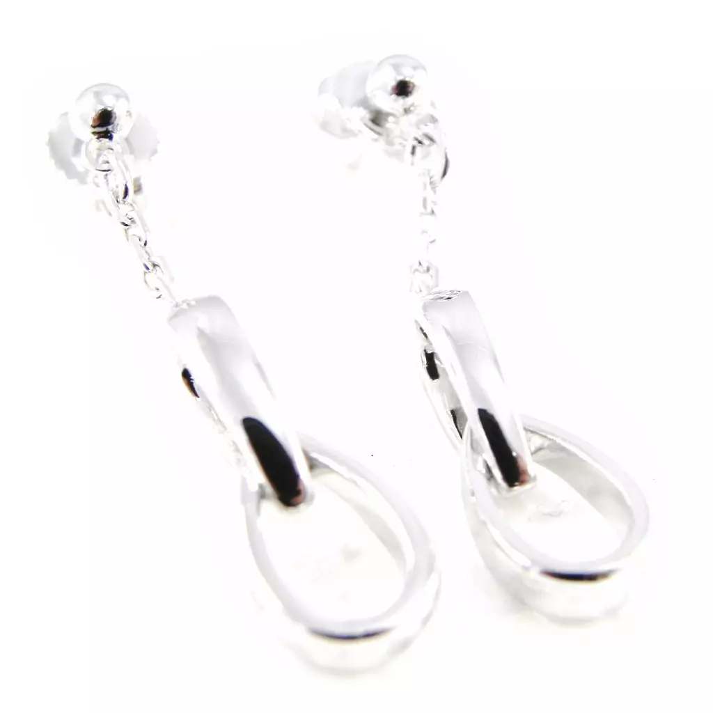 les trésors de lily Boucles Argent 'Chorégraphie' [H3231]