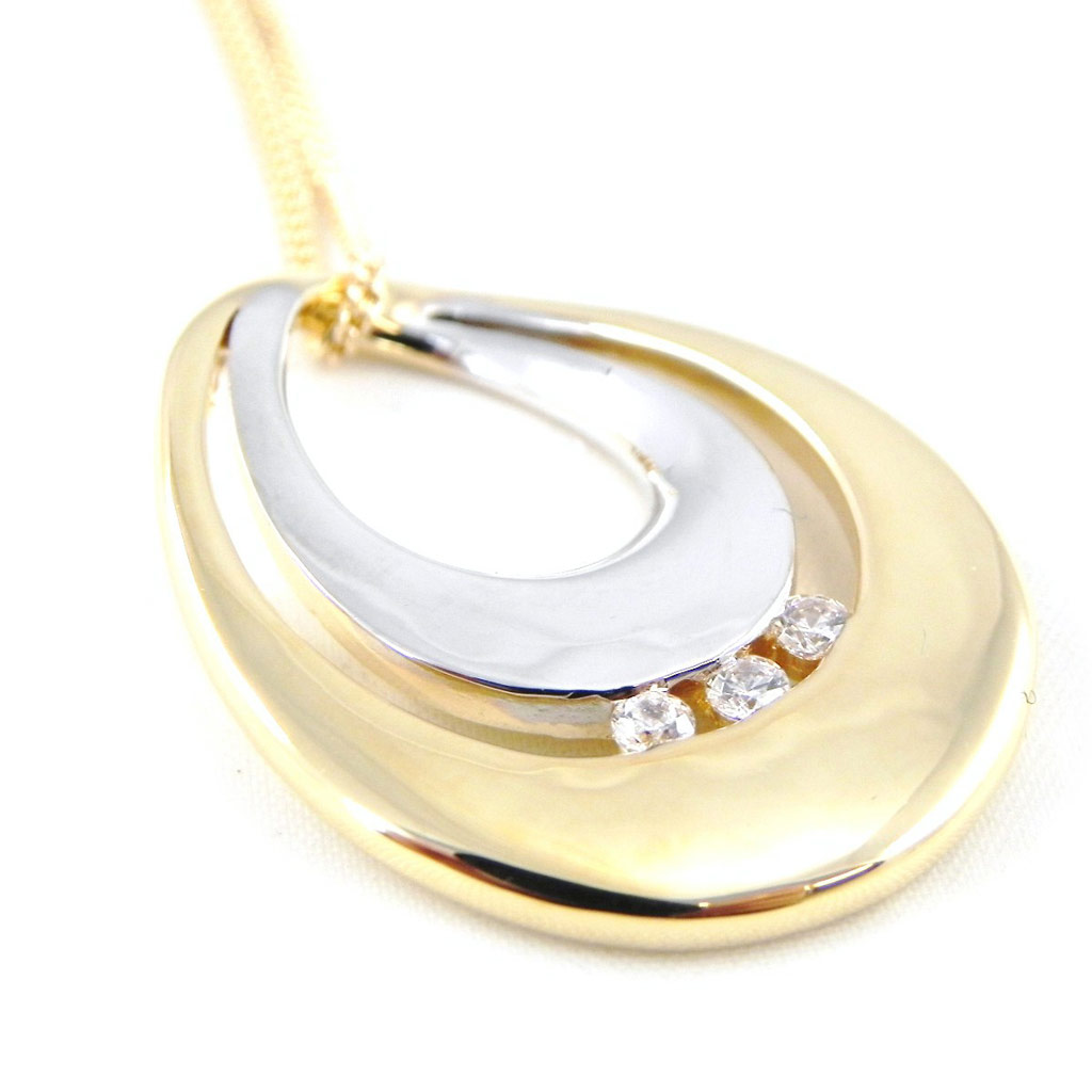 Collier Plaqué Or \'Câlin\' 2 tons  - [H3866]