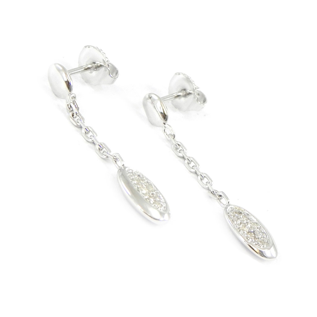 Boucles Argent \'Déesse\'  - [I2943]