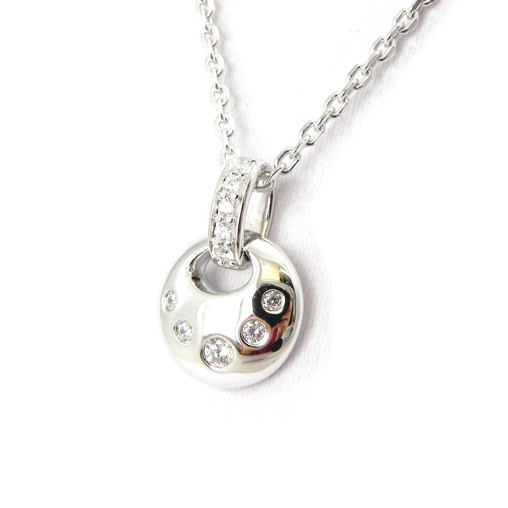 Collier Argent \'Déesse\' Blanc - [I3160]