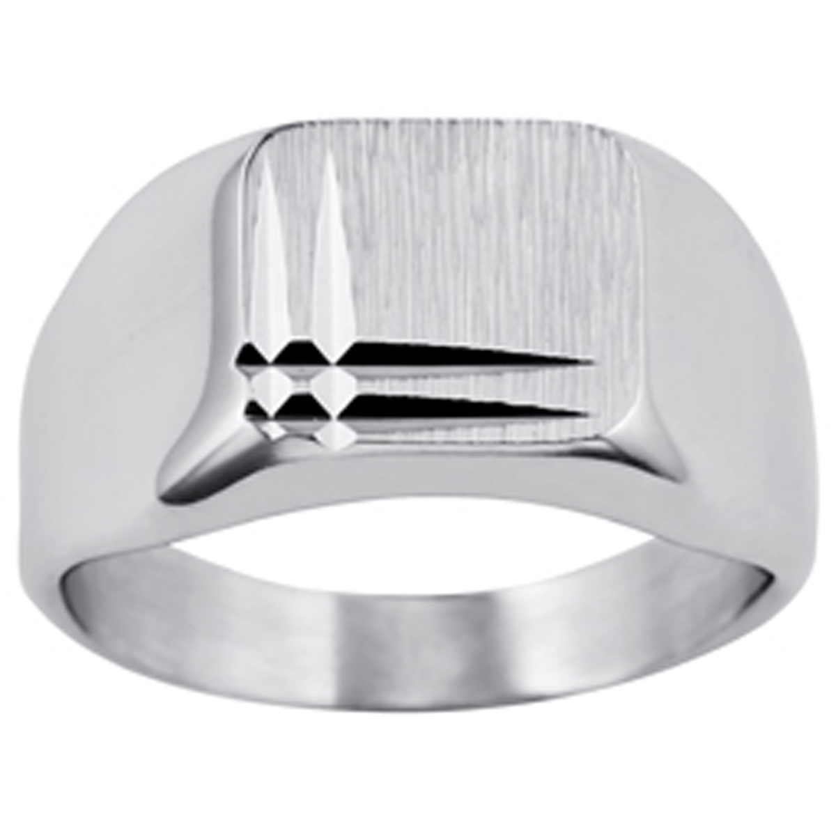 Chevalière Argent \'Karl\'  - [K9398]