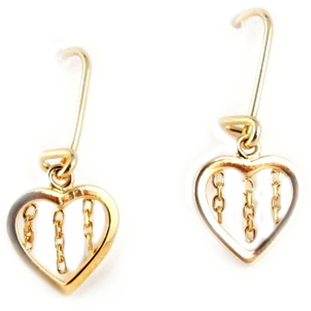 Boucles Plaqué Or \'Love\'  - [K9615]