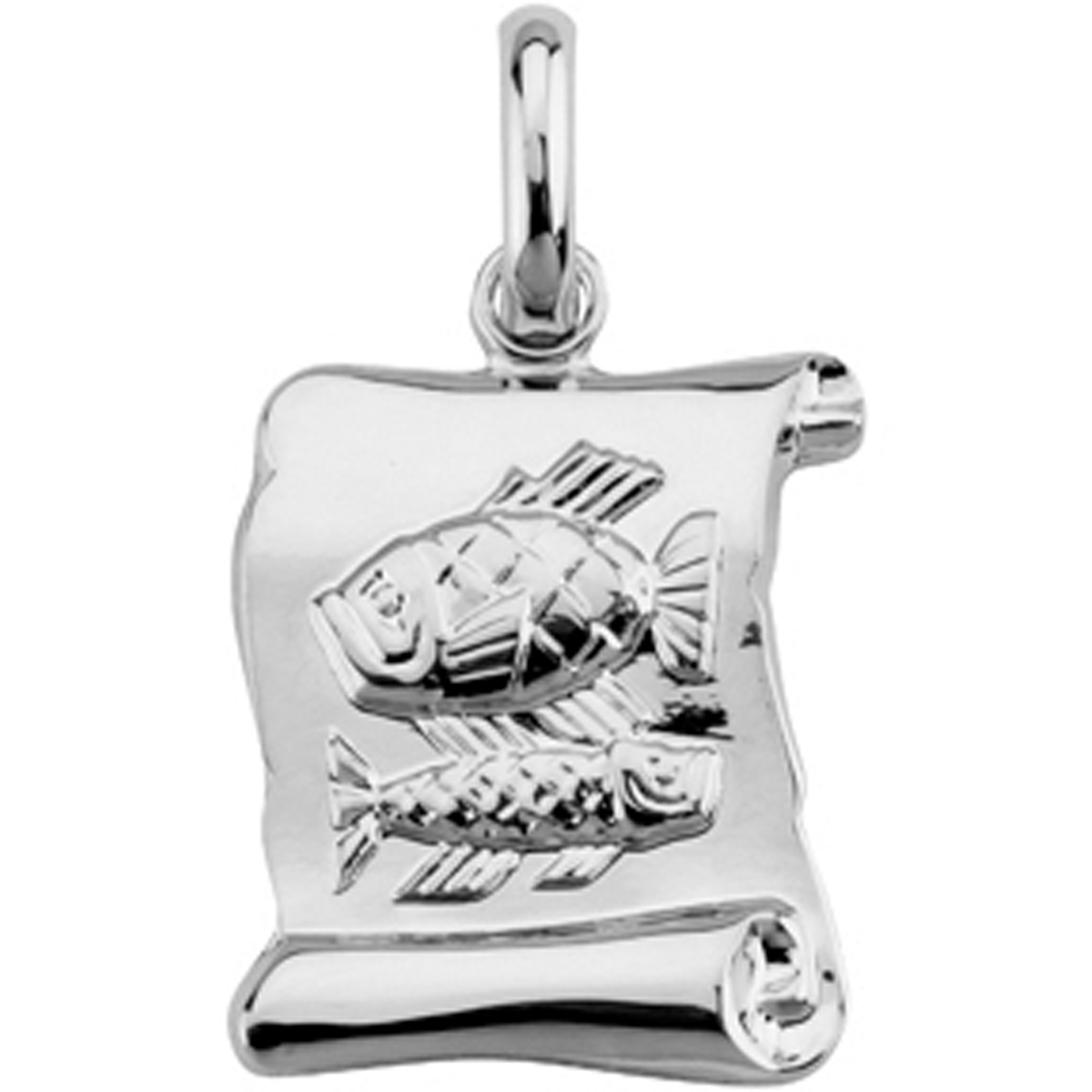 Pendentif Argent \'Poissons\'  - [L0931]