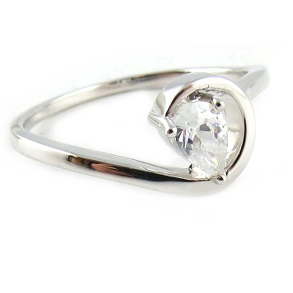 Bague Argent \'Câlin\' blanc - [L1648]