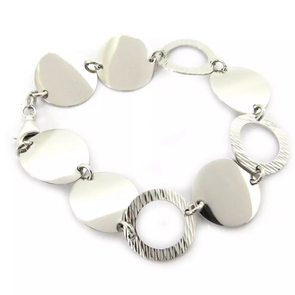 les trésors de lily Bracelet Argent 'Chorégraphie' 20 cm 18 mm [L5351]