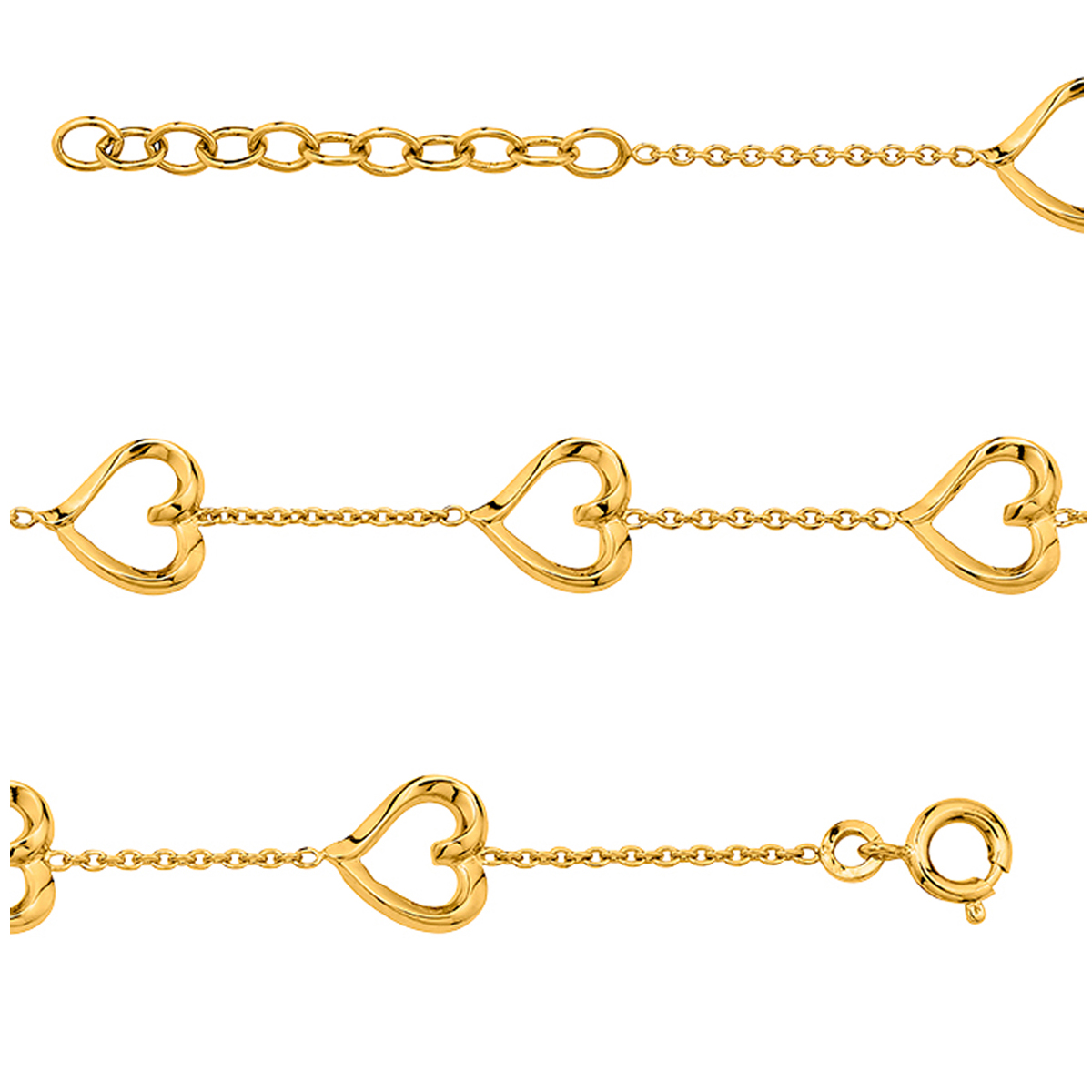 Bracelet Plaqué Or \'Love\'  - [M1131]