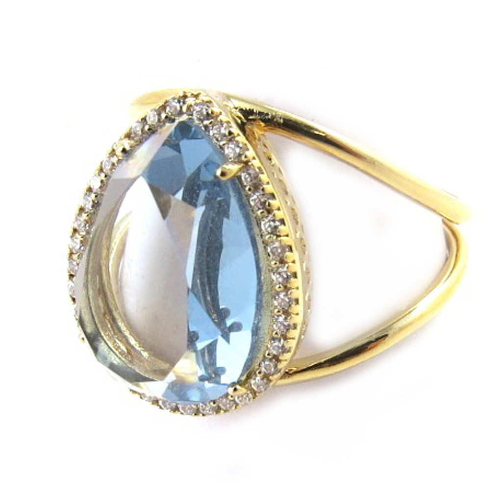 Bague Plaqué Or \'Sissi\'  - [M5864]