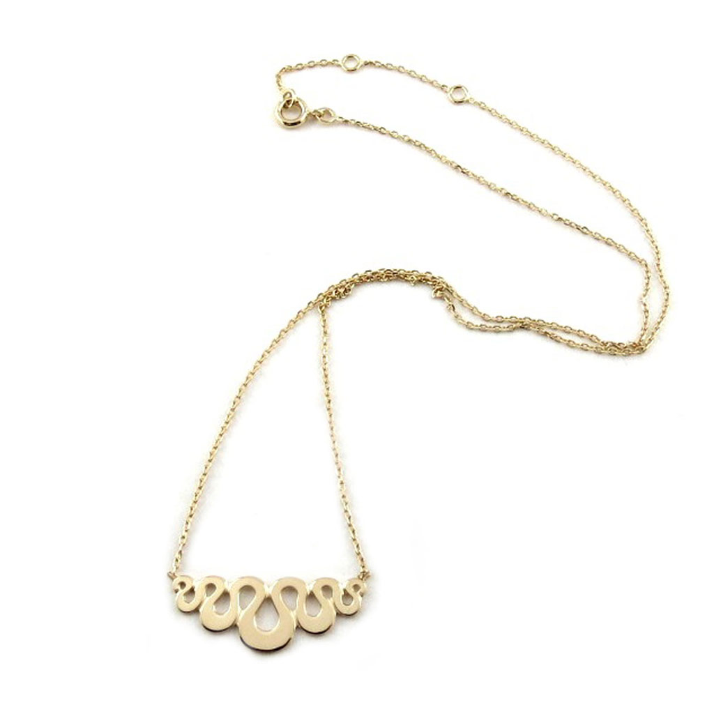 Collier Plaqué or \'Cléopatra\' doré - [N6960]