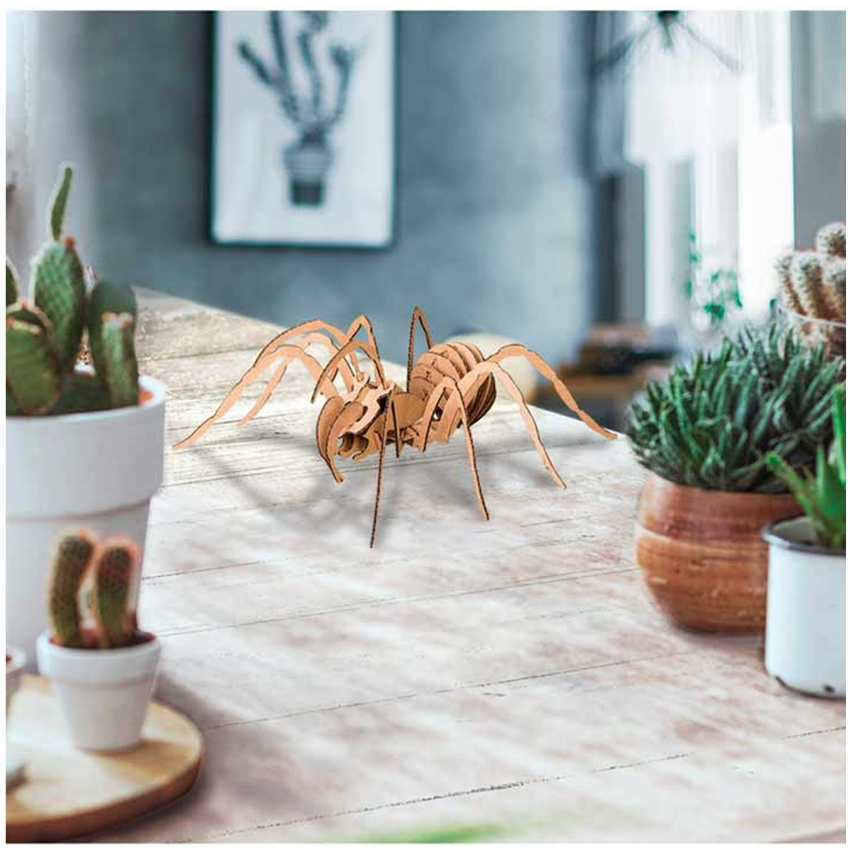 Figurine carton 3D \'Araignée\' - planches 165x175 cm - [Q9220]