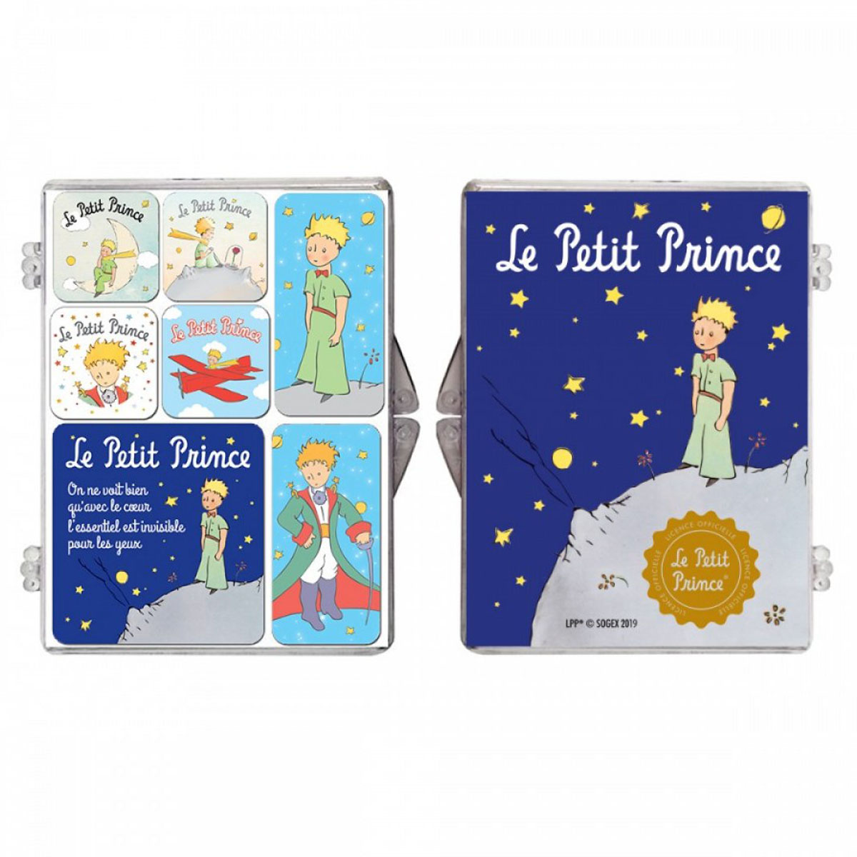 Coffret 7 magnets \'Le Petit Prince\' - coffret 9x65 cm - [Z0148]