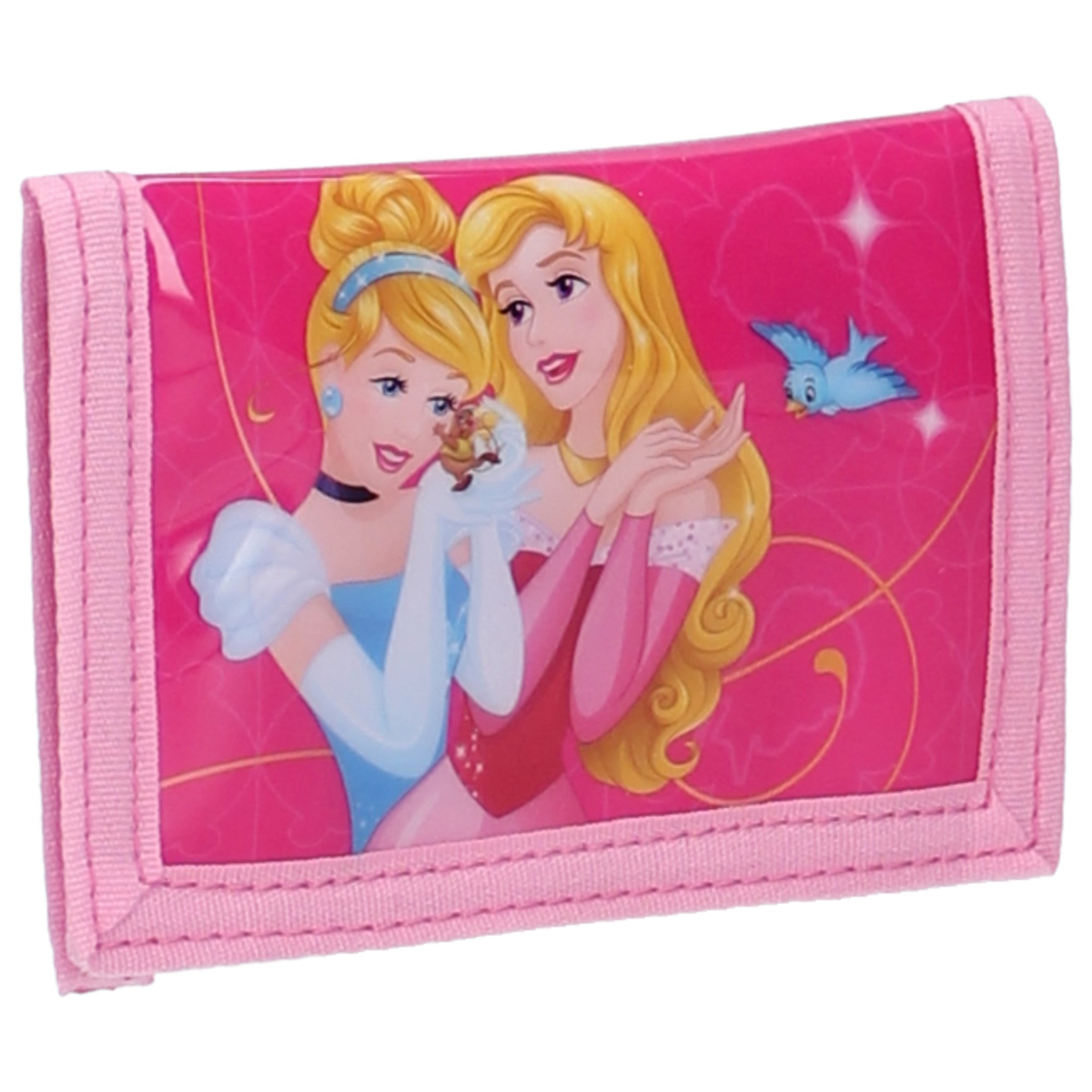Portefeuille scratch \'Princesses Disney\' Rose - 12x9 cm - [A0114]