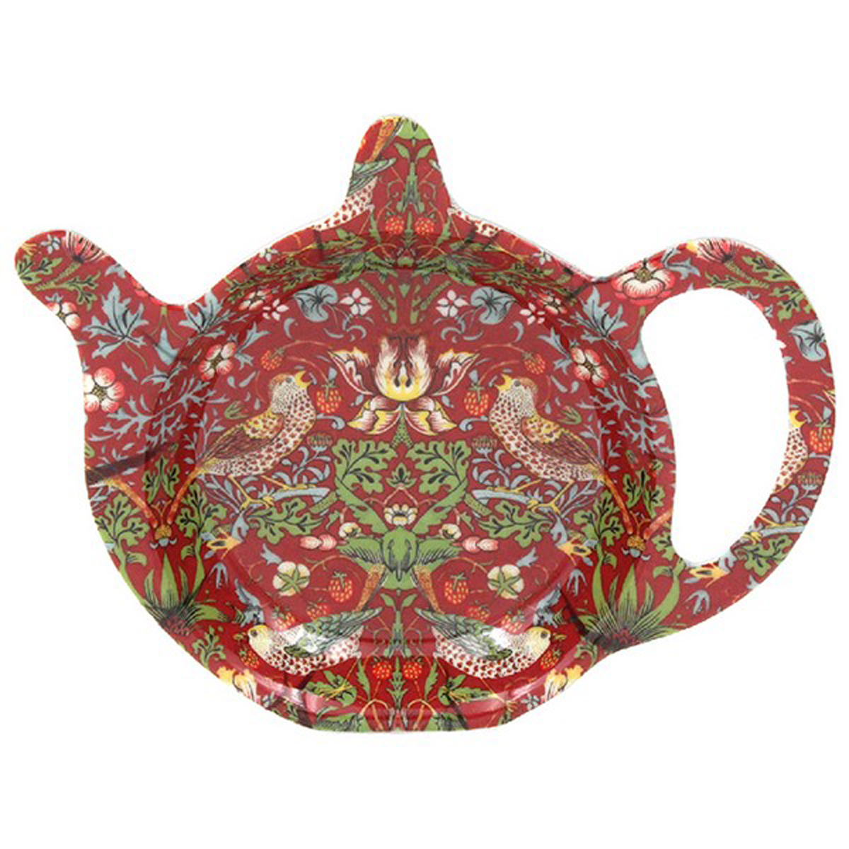 Repose sachets \'William Morris Collection\' rouge vert (Strawberry Thief) - 12x98 cm - [R5644]