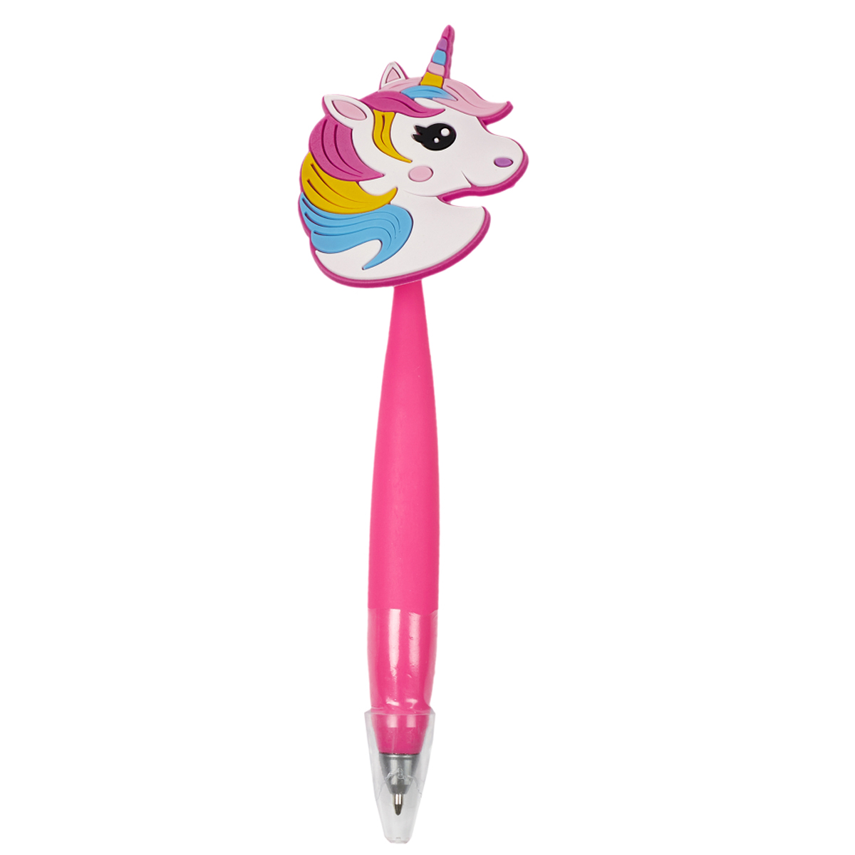 Stylo fantaisie \'Licorne My Unicorn\' rose - 165 mm - [A1677]