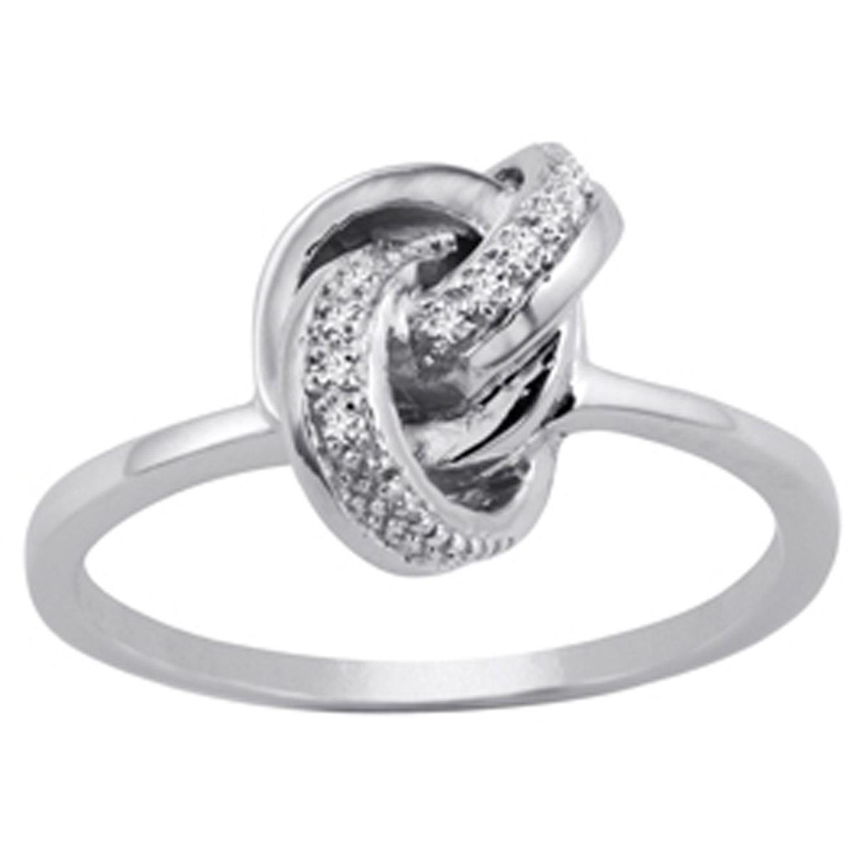 Bague argent \'Déesse\' blanc - [K9382]