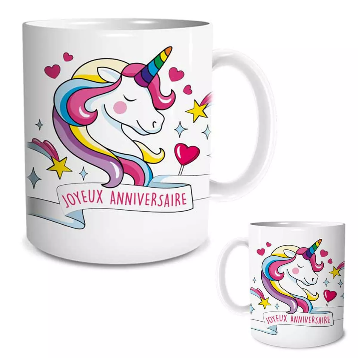 les trésors de lily Mug céramique 'Licorne My Unicorn' (Joyeux Anniversaire) 95x80 mm [R1622]