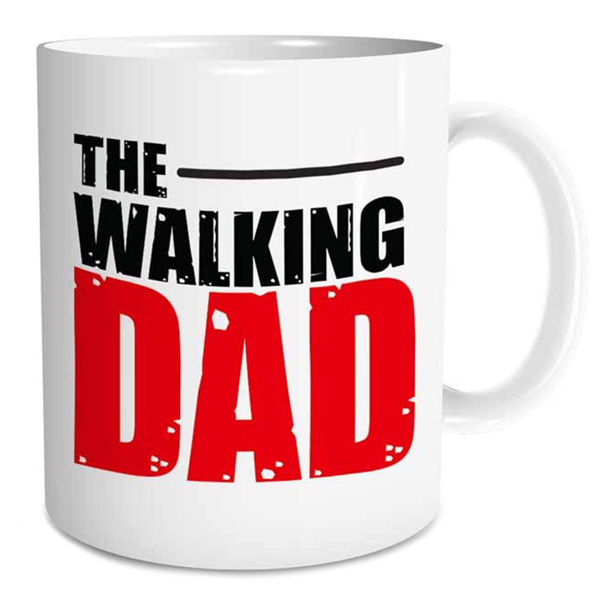 Mug tendresse \'The Walking Dad\' (papa) - 95x80 mm - [Q6733]
