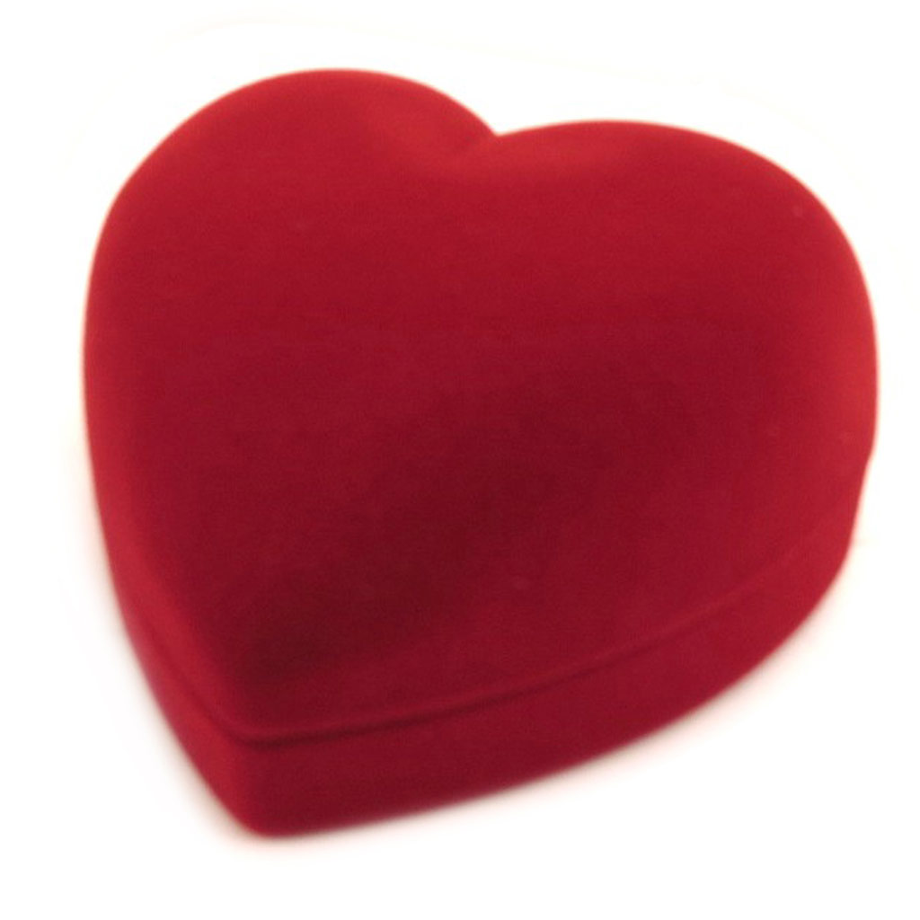 Ecrin pendentif \'Coeur Volupté\' Rouge - 65x8x4 cm - [L1084]