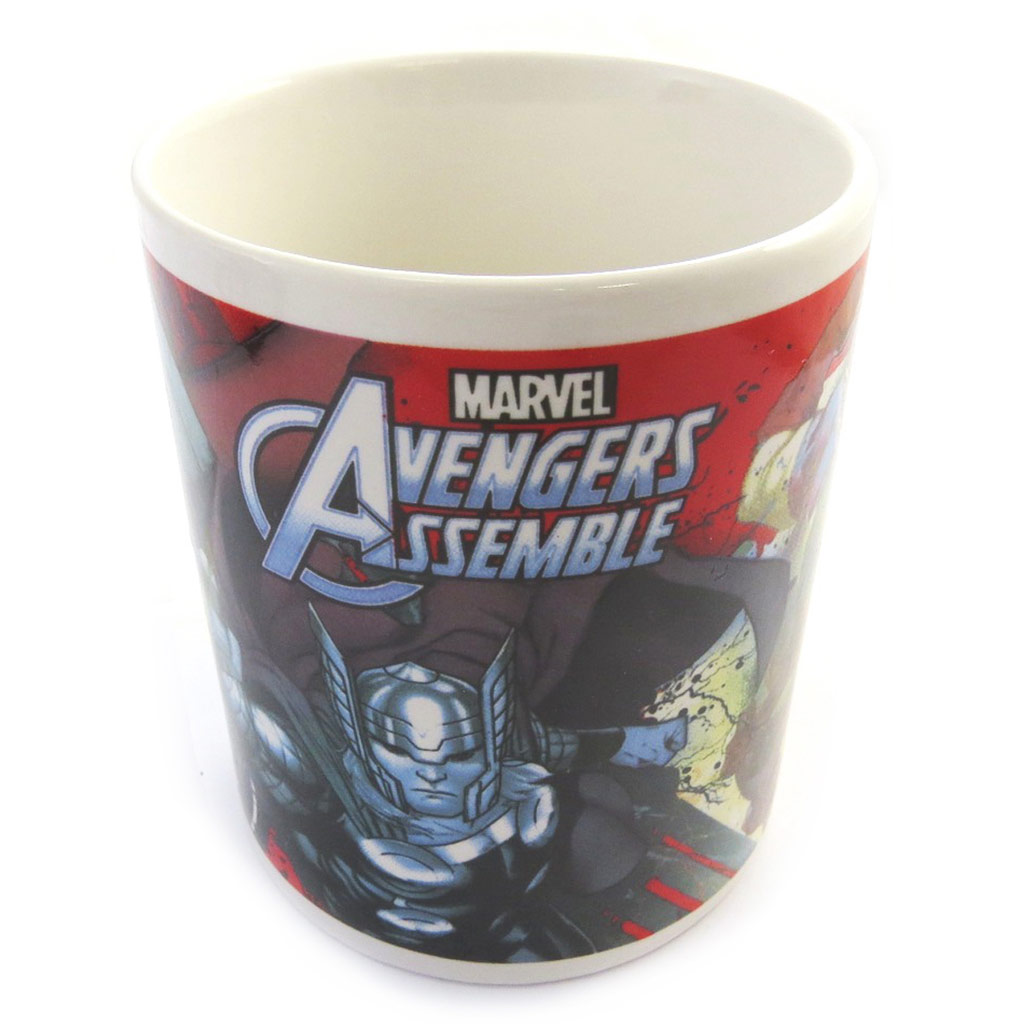 Mug céramique \'Avengers\' rouge multicolore -  33 cl (yeux) 95x80 mm - [M9080]