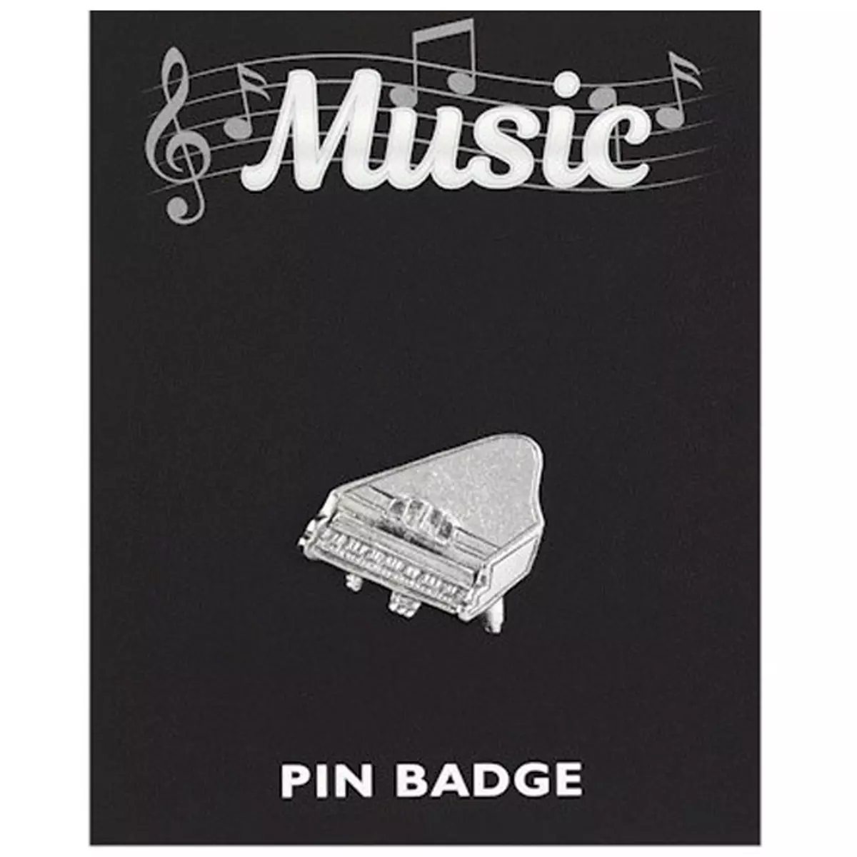 les trésors de lily Broche pin's 'Musique' argenté (piano) 25x25 mm [Q3885]