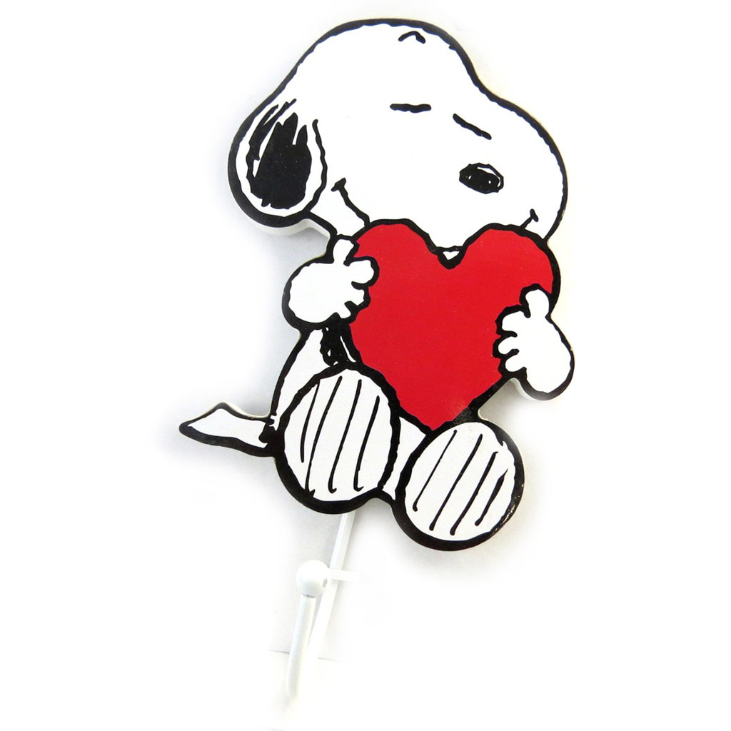 Patère \'Snoopy\' blanc (love)  - [N2089]